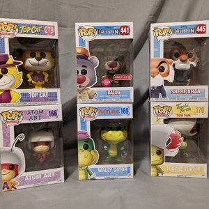 Funko Pop: Hanna-Barbera & Talespin; lot of 6 figures